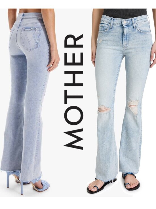 MOTHER Denim - MOTHER THE WEEKENDER FRAY ACTION SHOT sz 27